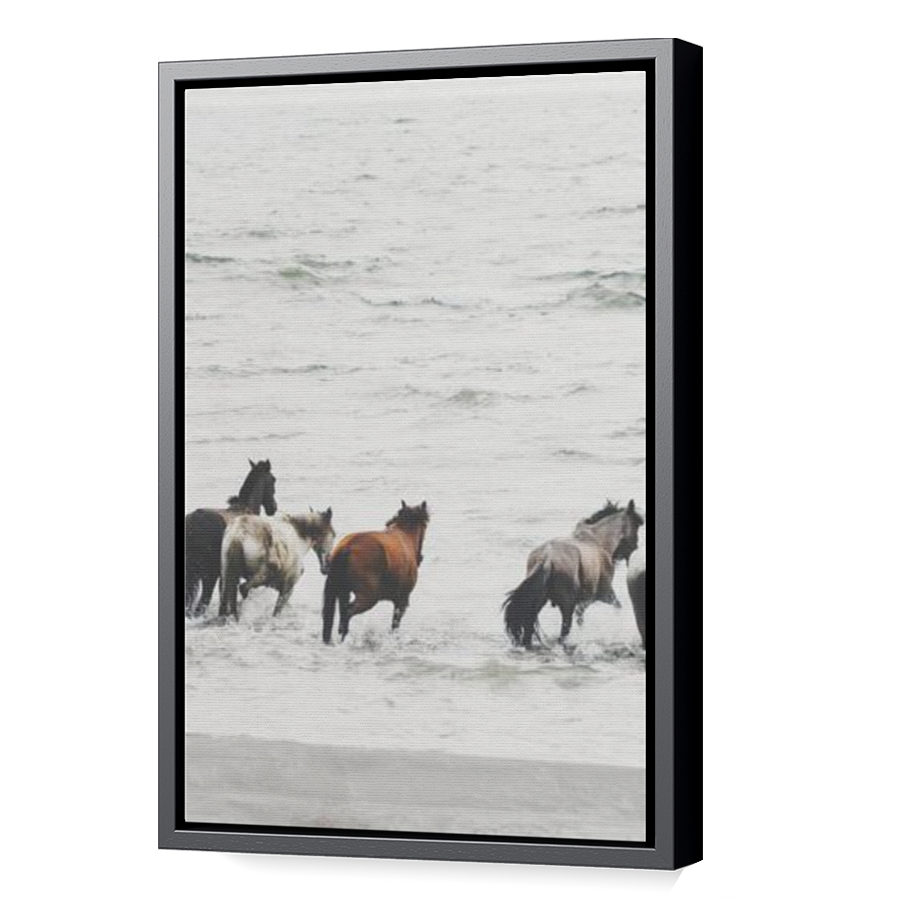 Thumbnail for Canvas - Black Floating Frame