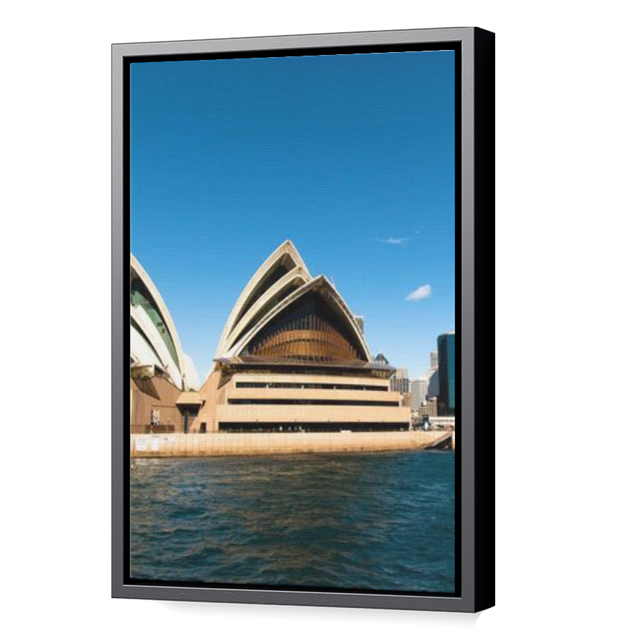 Thumbnail for Canvas - Black Floating Frame