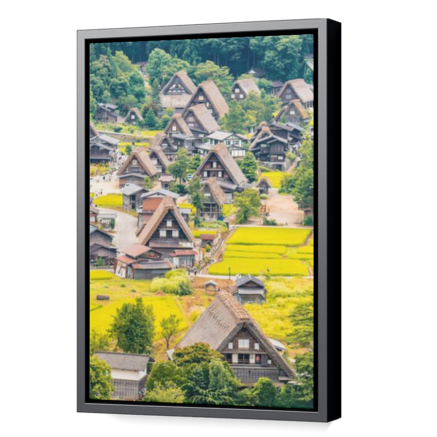 Thumbnail for Canvas - Black Floating Frame