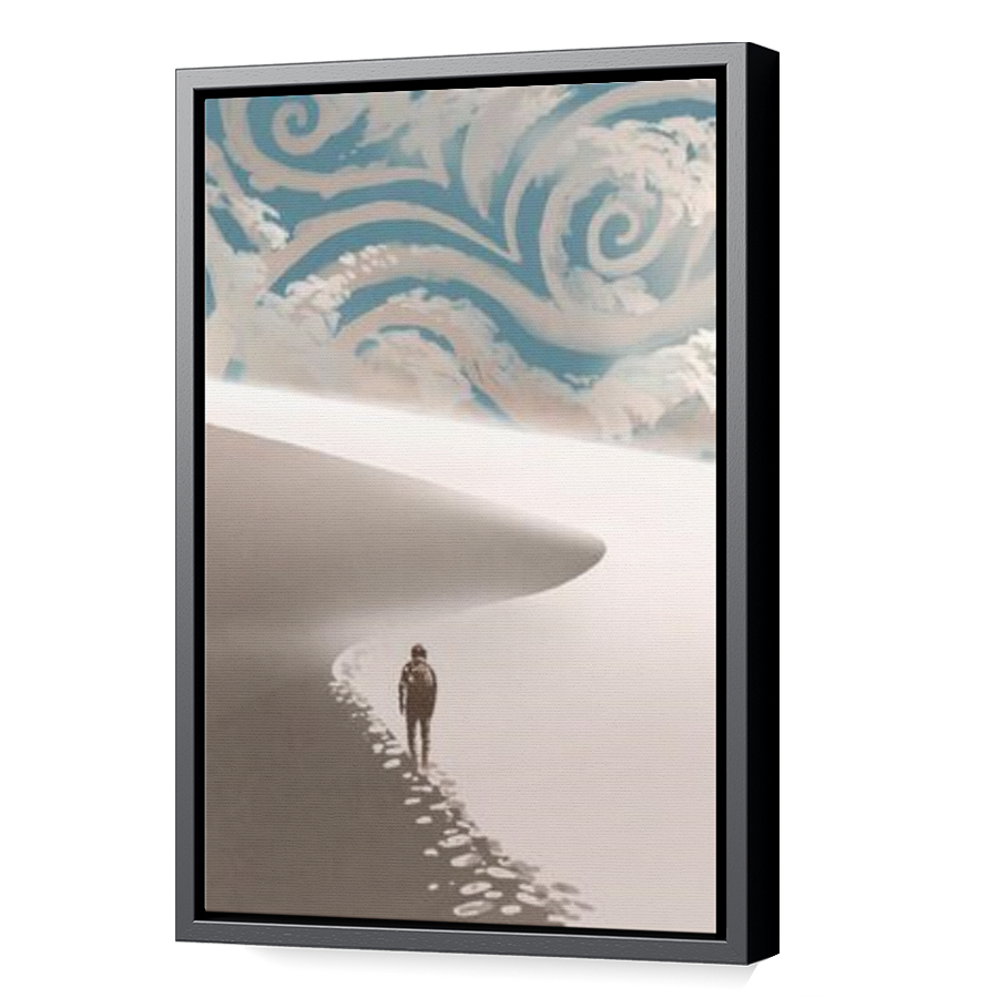 Thumbnail for Canvas - Black Floating Frame