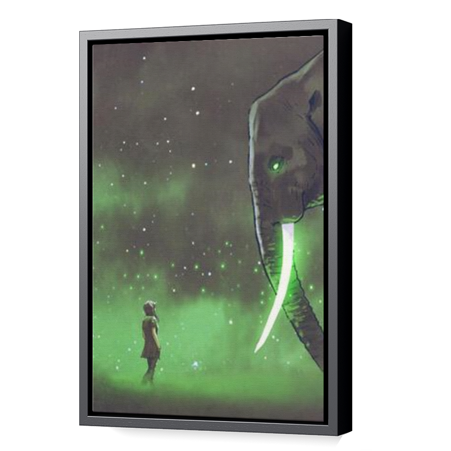 Thumbnail for Canvas - Black Floating Frame