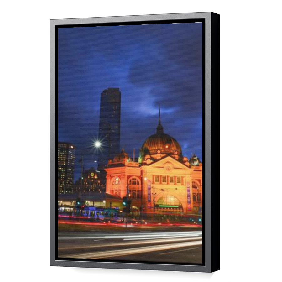 Thumbnail for Canvas - Black Floating Frame