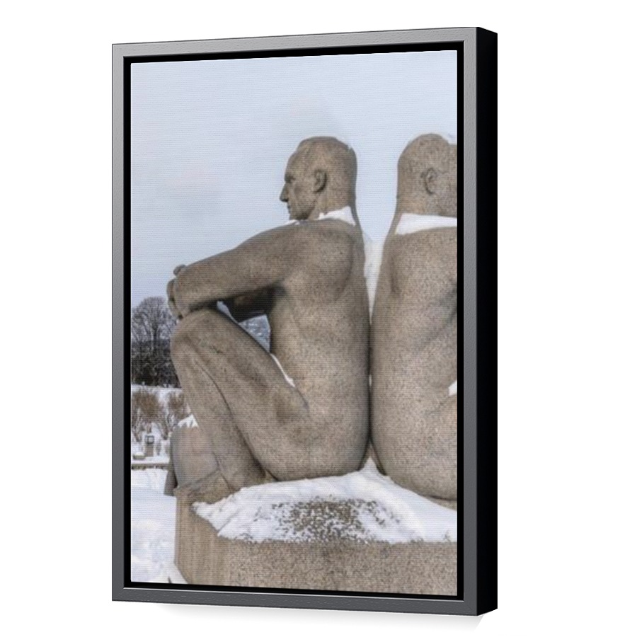 Thumbnail for Canvas - Black Floating Frame