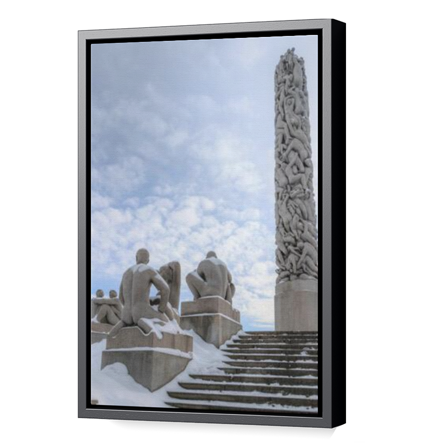 Thumbnail for Canvas - Black Floating Frame