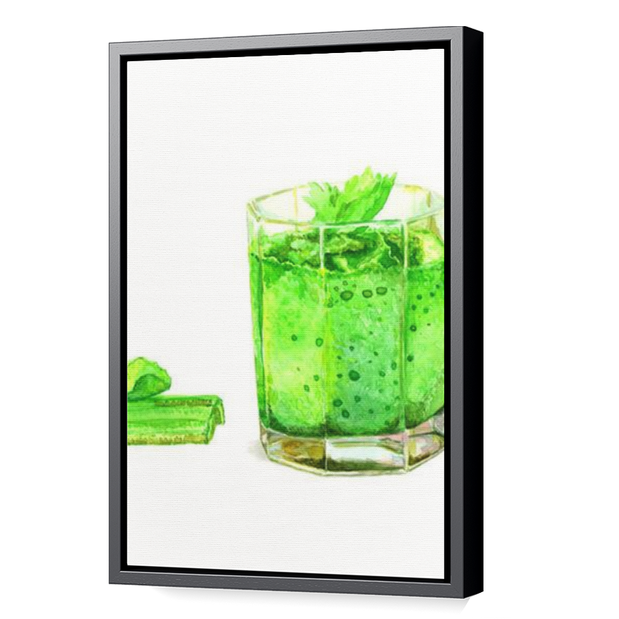 Thumbnail for Canvas - Black Floating Frame