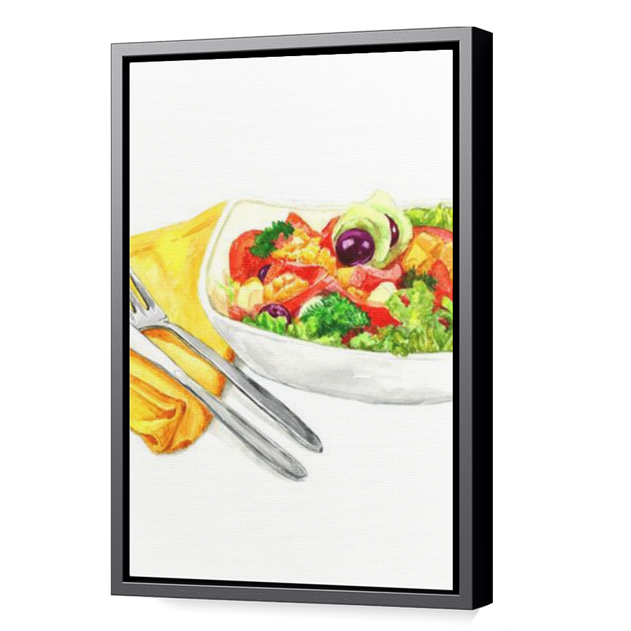 Thumbnail for Canvas - Black Floating Frame