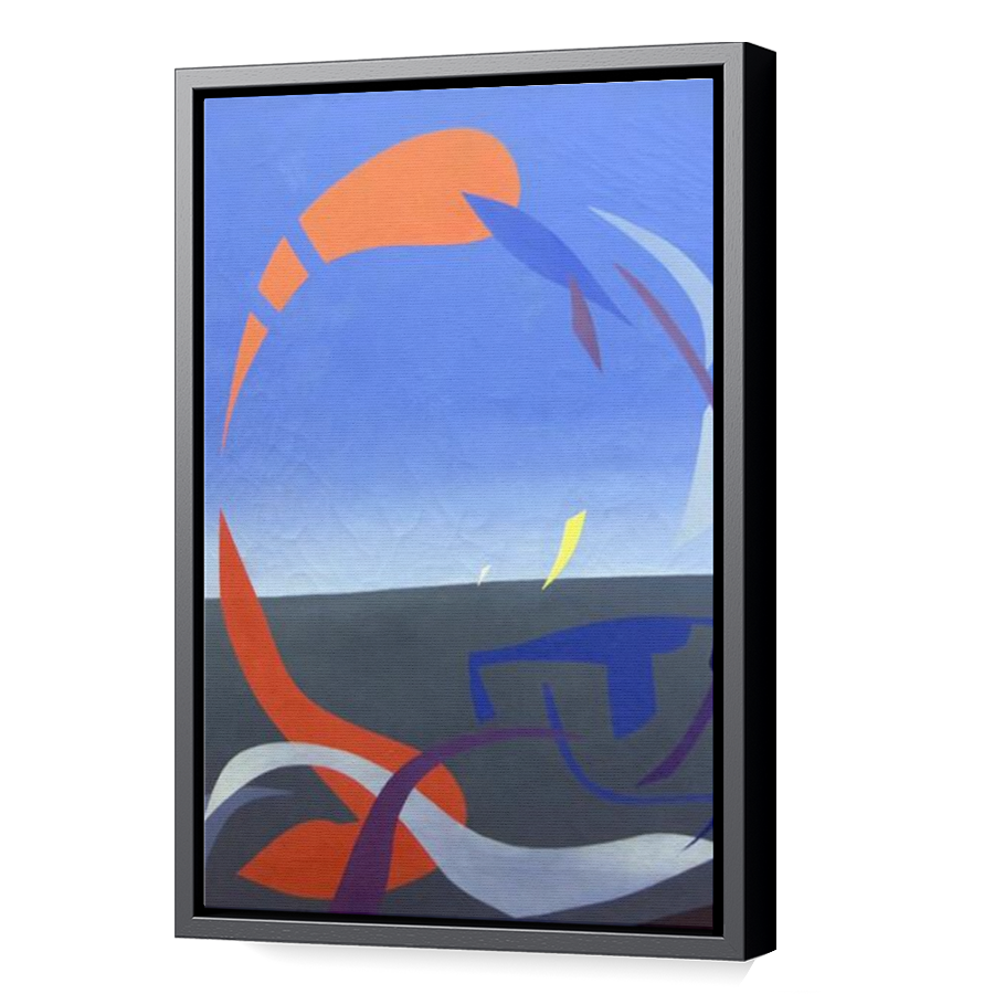 Thumbnail for Canvas - Black Floating Frame