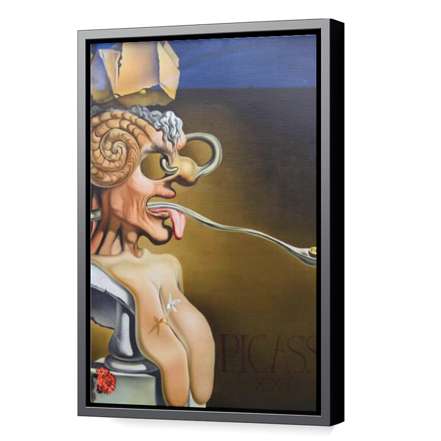 Thumbnail for Canvas - Black Floating Frame