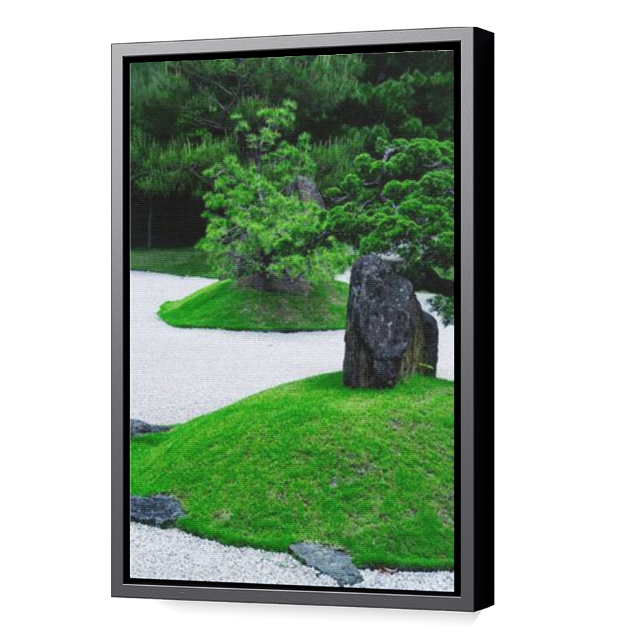 Thumbnail for Canvas - Black Floating Frame