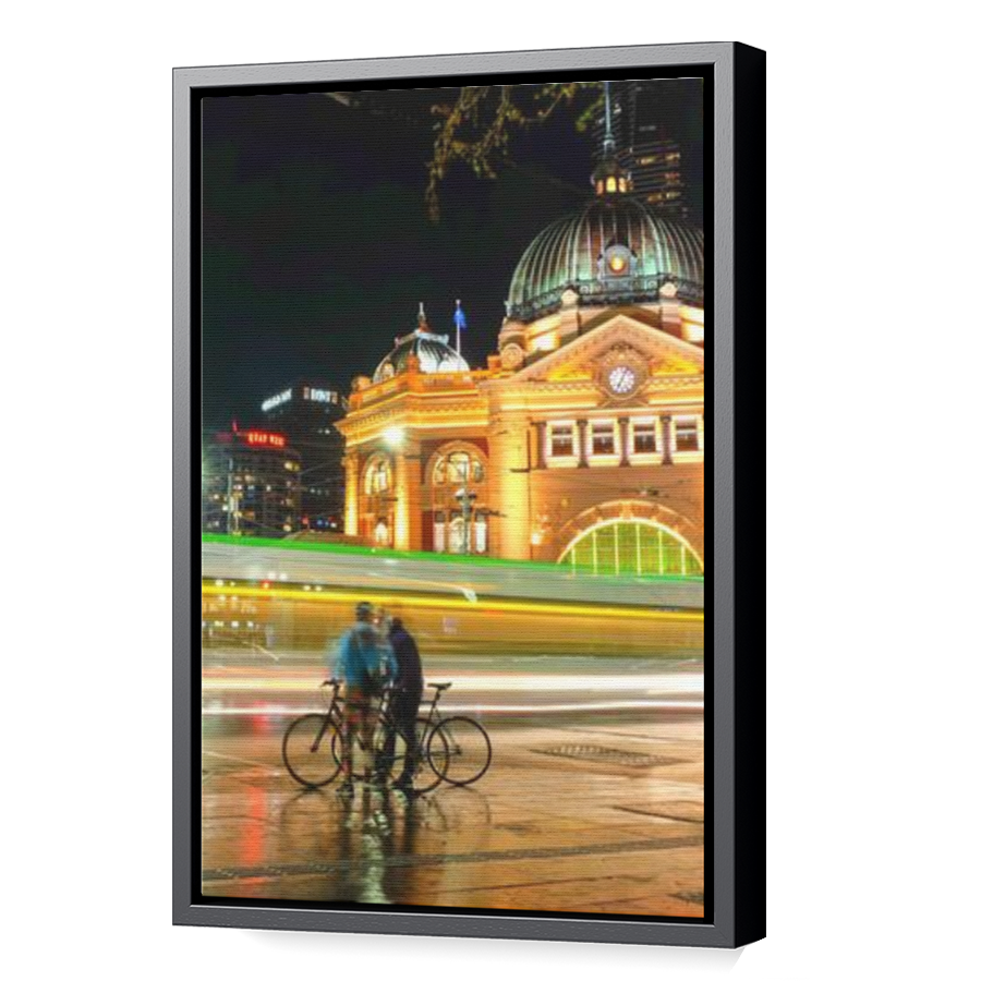 Thumbnail for Canvas - Black Floating Frame