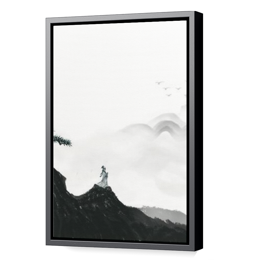 Thumbnail for Canvas - Black Floating Frame