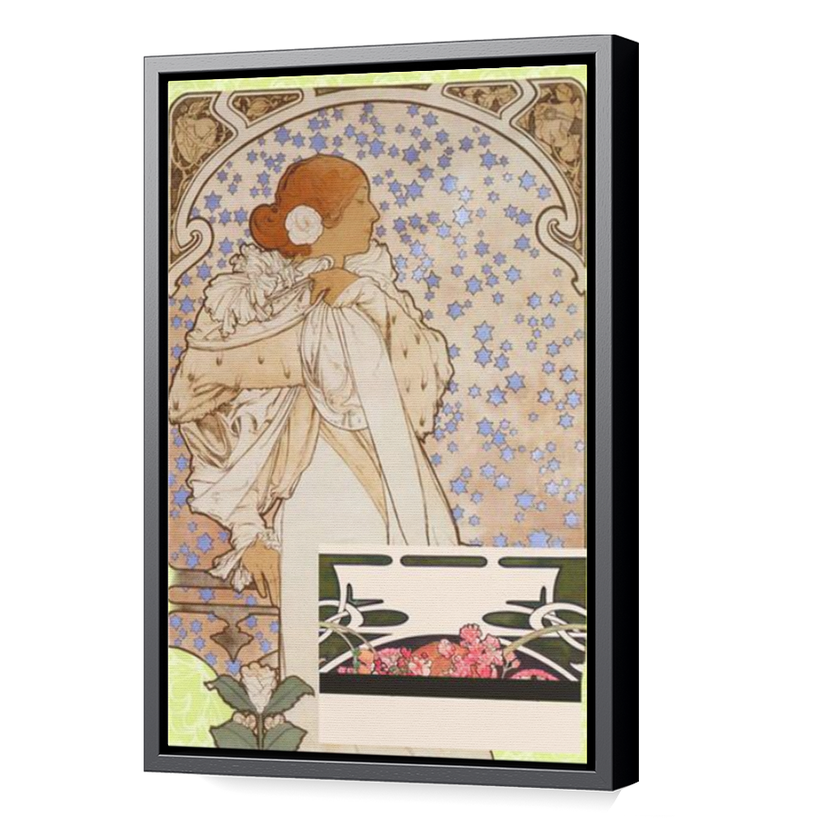 Thumbnail for Canvas - Black Floating Frame