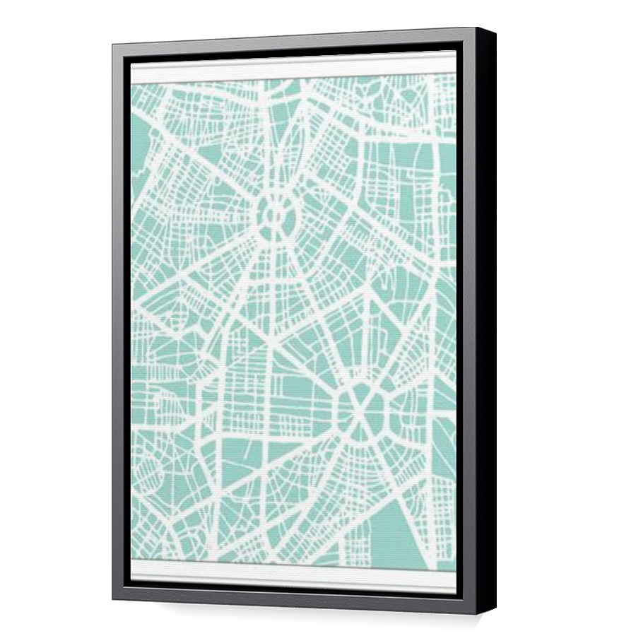 Thumbnail for Canvas - Black Floating Frame