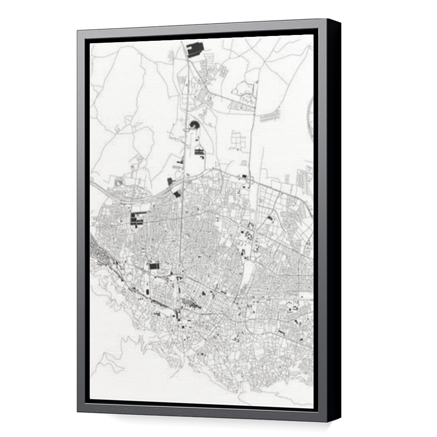 Thumbnail for Canvas - Black Floating Frame