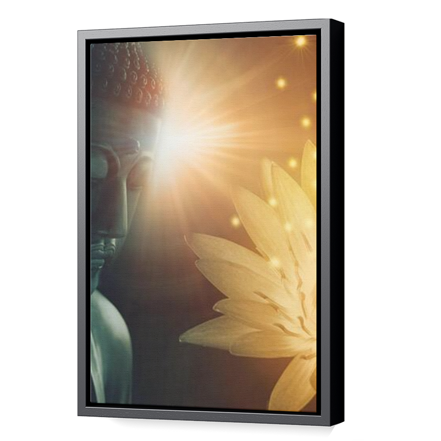 Thumbnail for Canvas - Black Floating Frame