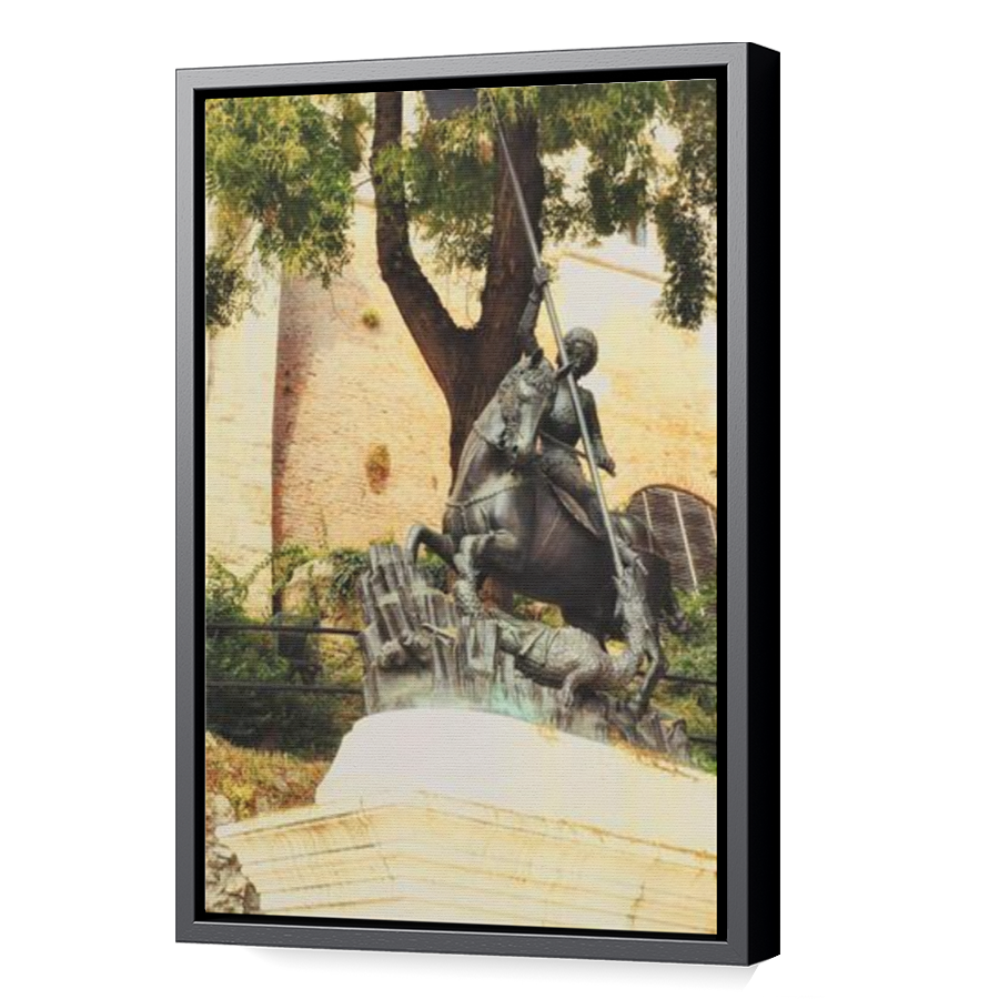 Thumbnail for Canvas - Black Floating Frame