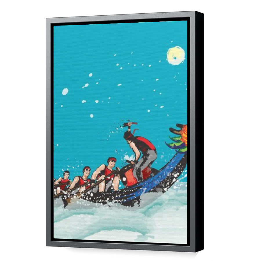 Thumbnail for Canvas - Black Floating Frame
