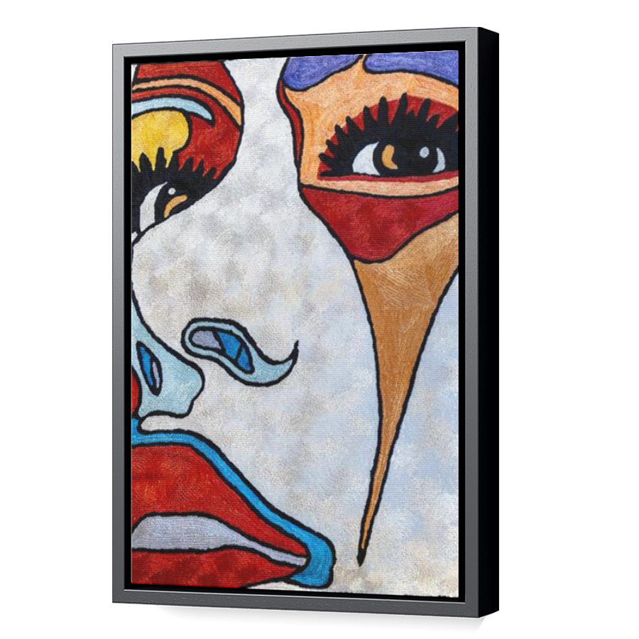 Thumbnail for Canvas - Black Floating Frame