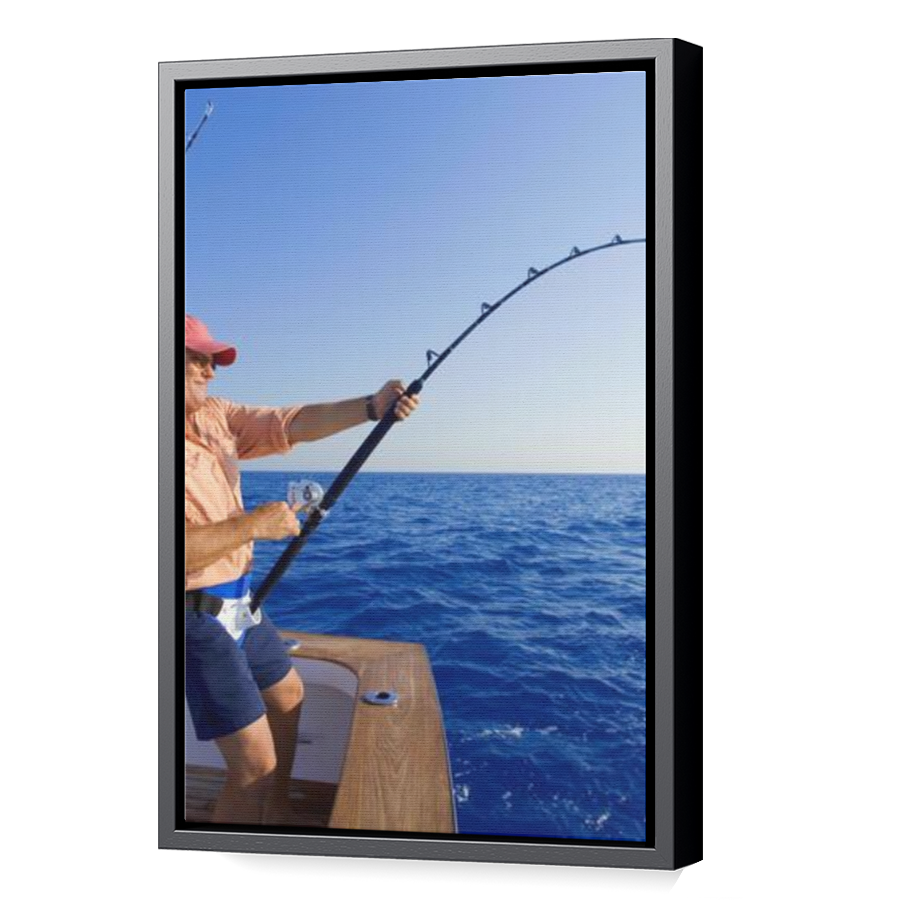 Thumbnail for Canvas - Black Floating Frame