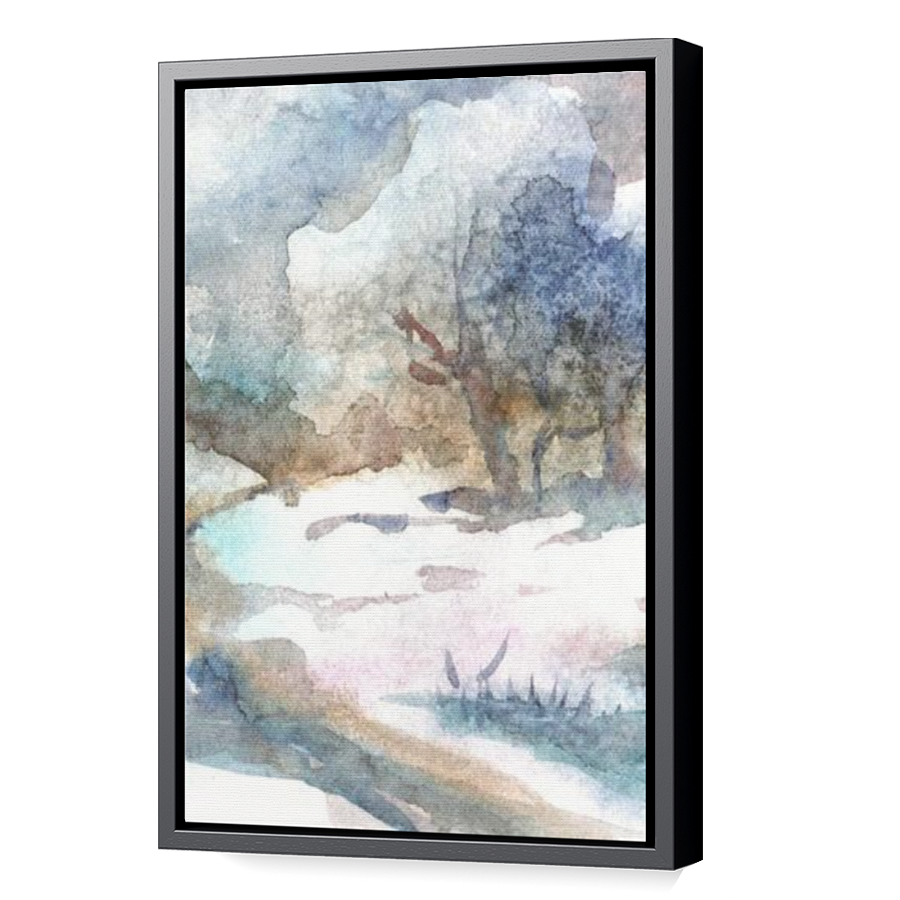Thumbnail for Canvas - Black Floating Frame