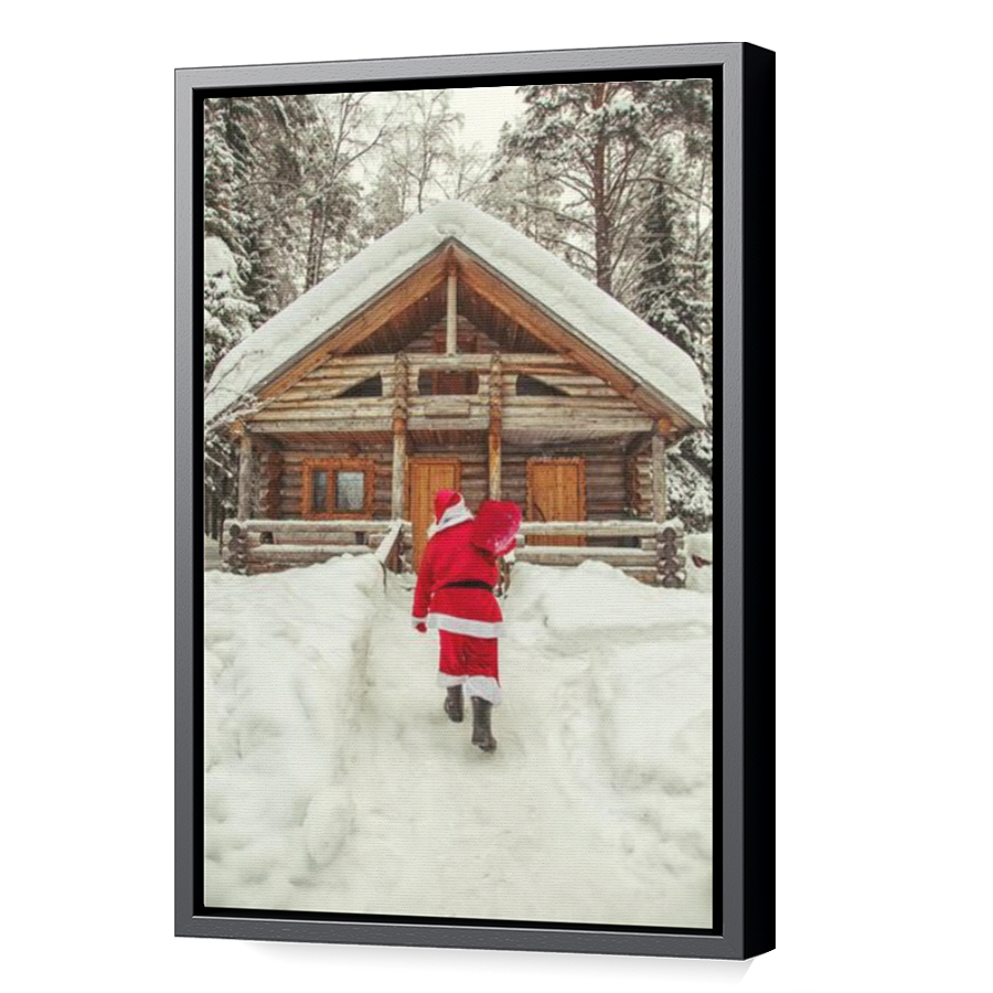 Thumbnail for Canvas - Black Floating Frame