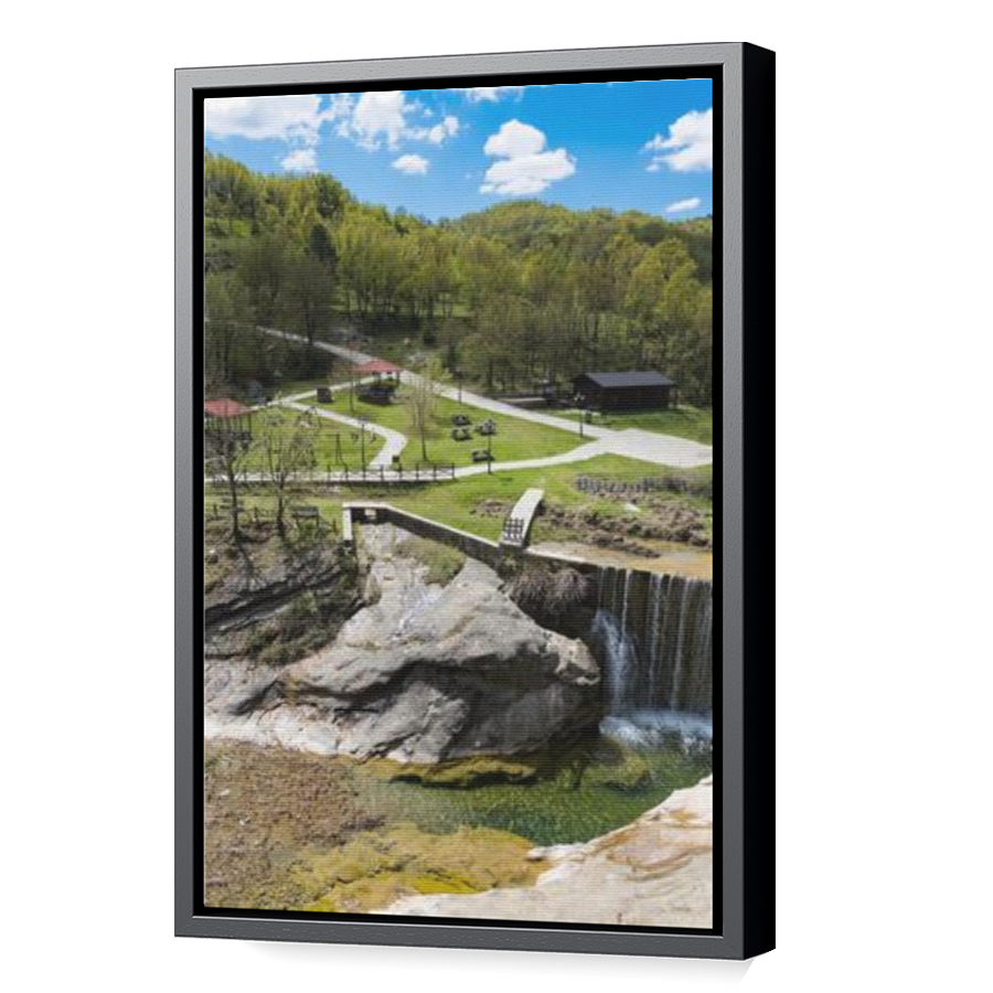 Thumbnail for Canvas - Black Floating Frame