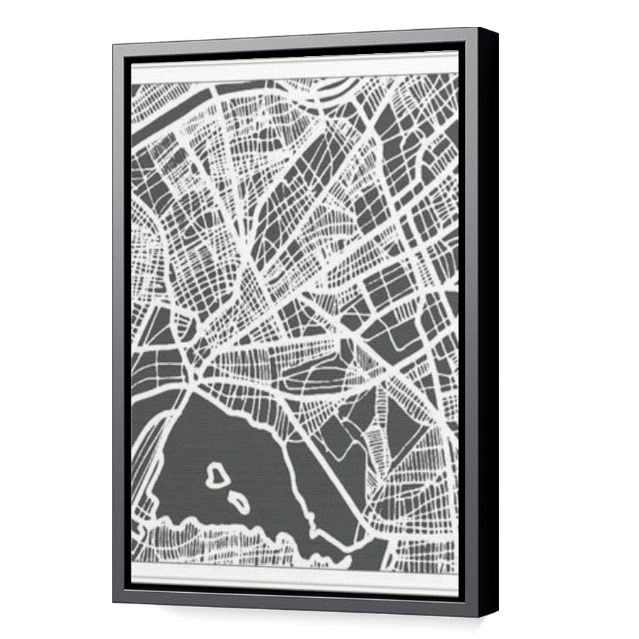 Thumbnail for Canvas - Black Floating Frame
