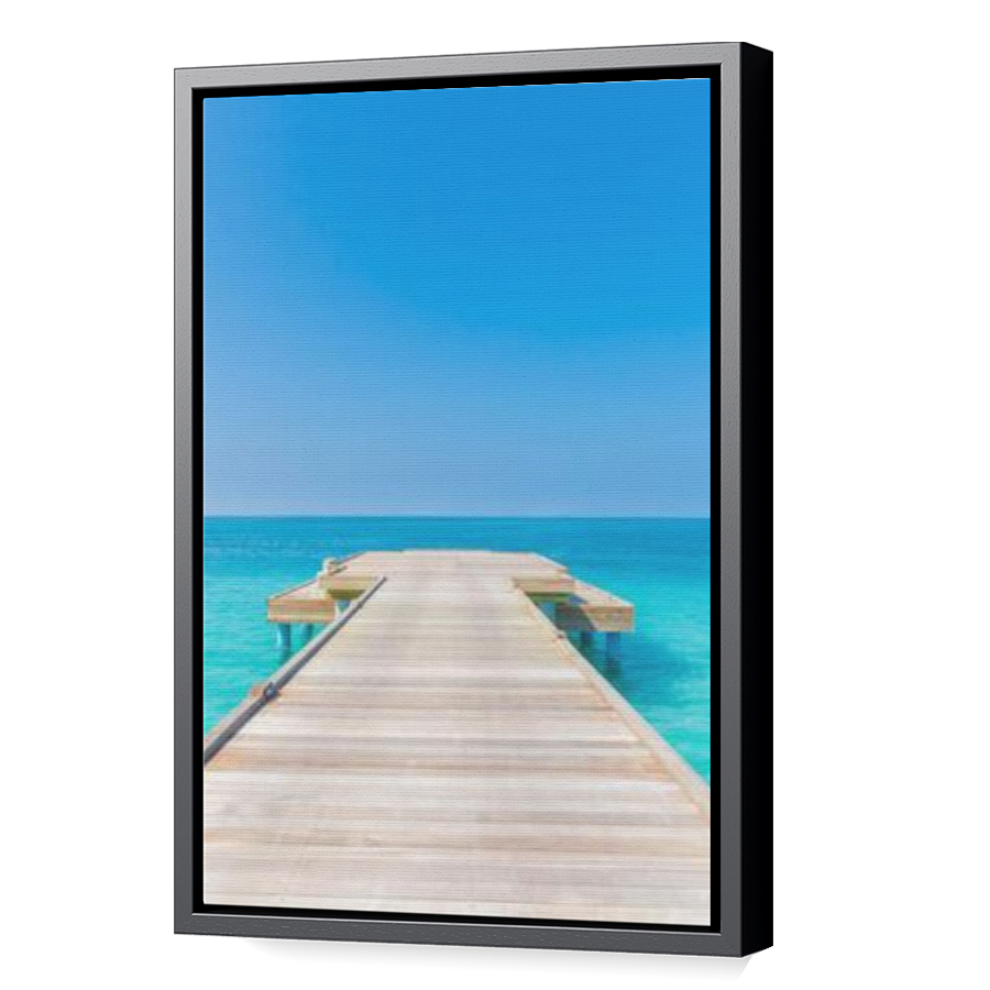 Thumbnail for Canvas - Black Floating Frame