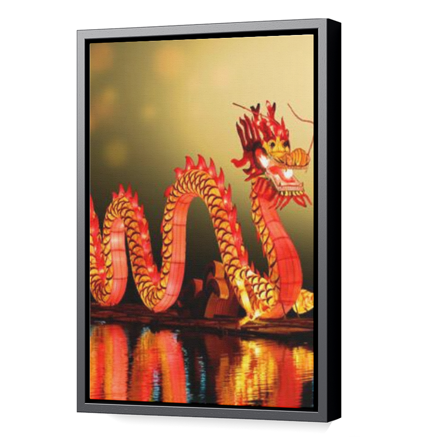 Thumbnail for Canvas - Black Floating Frame