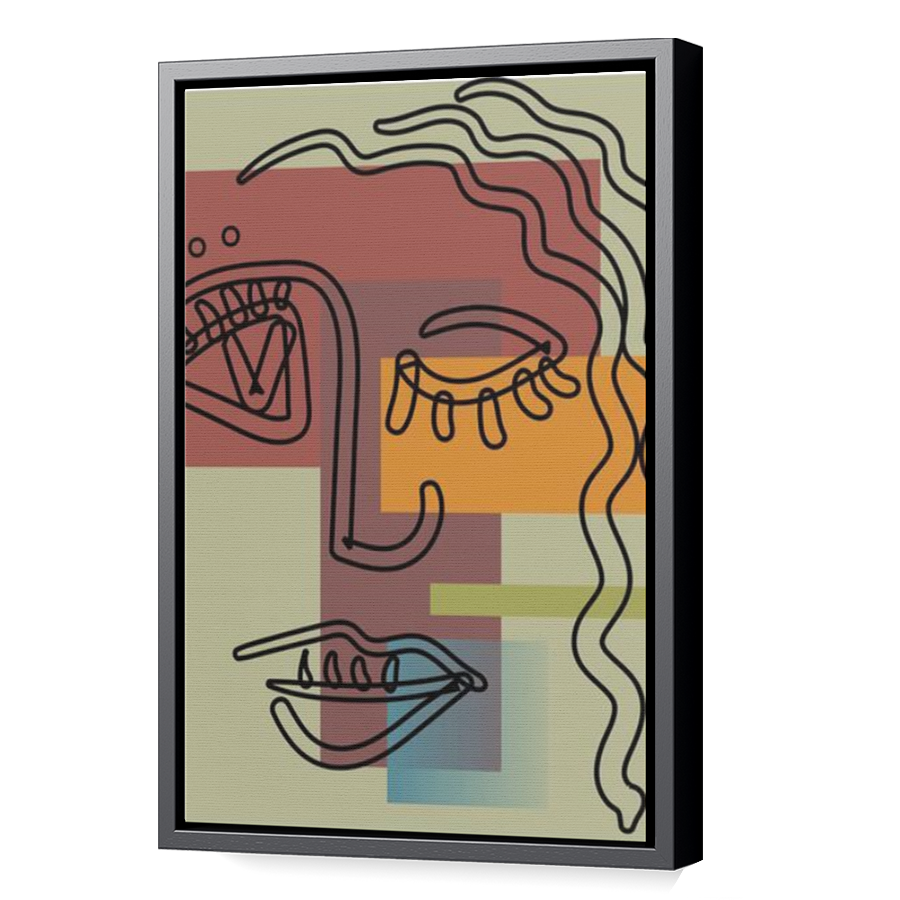 Thumbnail for Canvas - Black Floating Frame