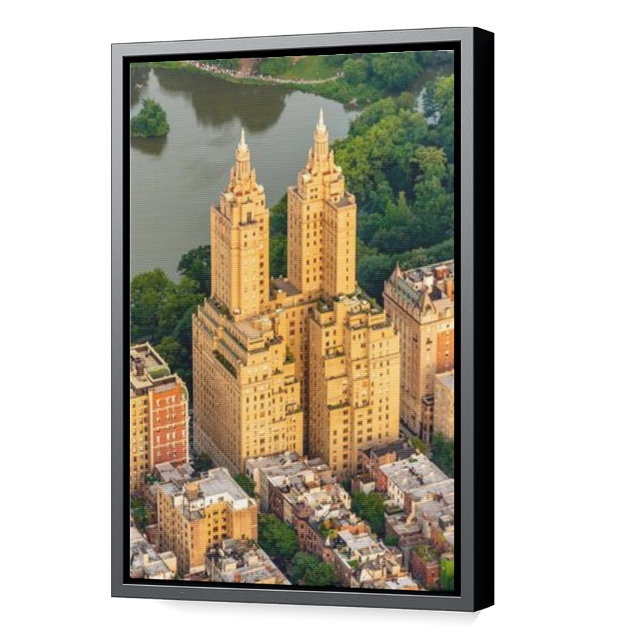 Thumbnail for Canvas - Black Floating Frame