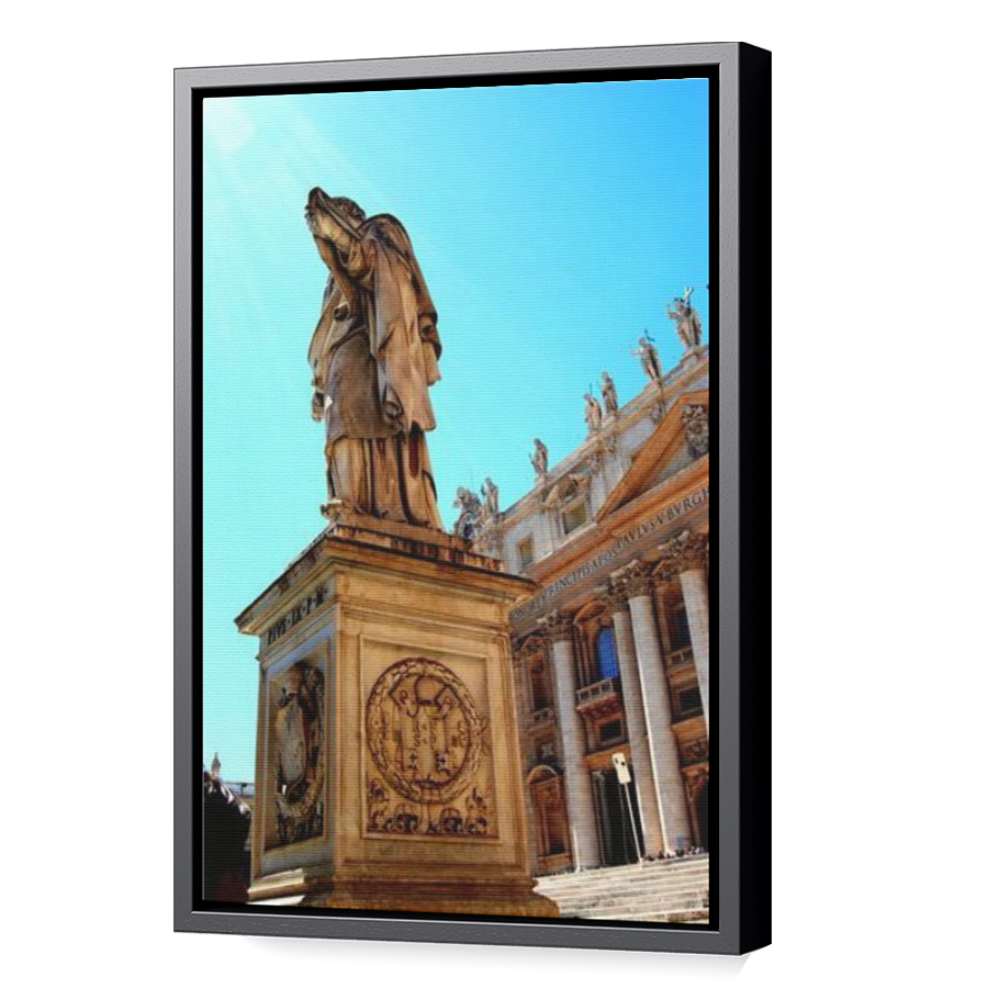 Thumbnail for Canvas - Black Floating Frame