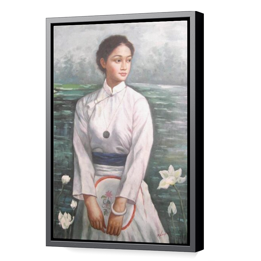 Thumbnail for Canvas - Black Floating Frame