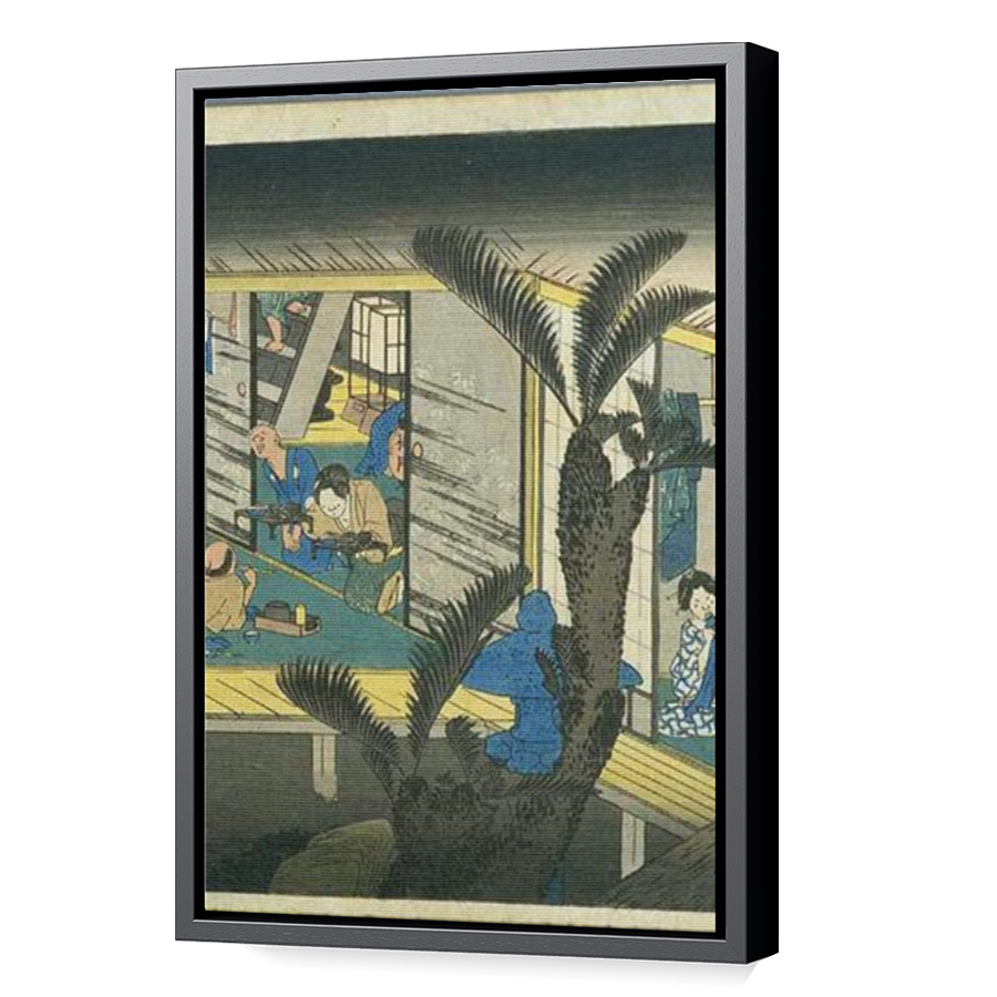 Thumbnail for Canvas - Black Floating Frame