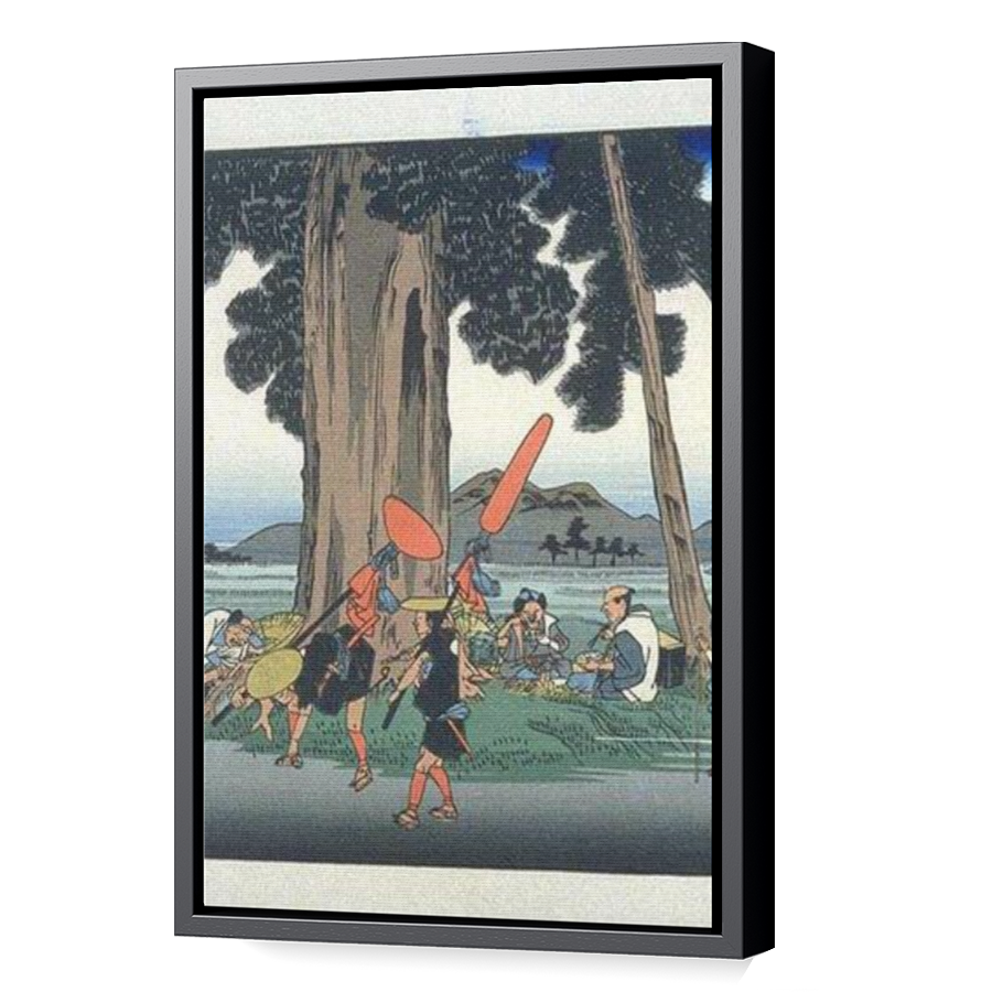 Thumbnail for Canvas - Black Floating Frame