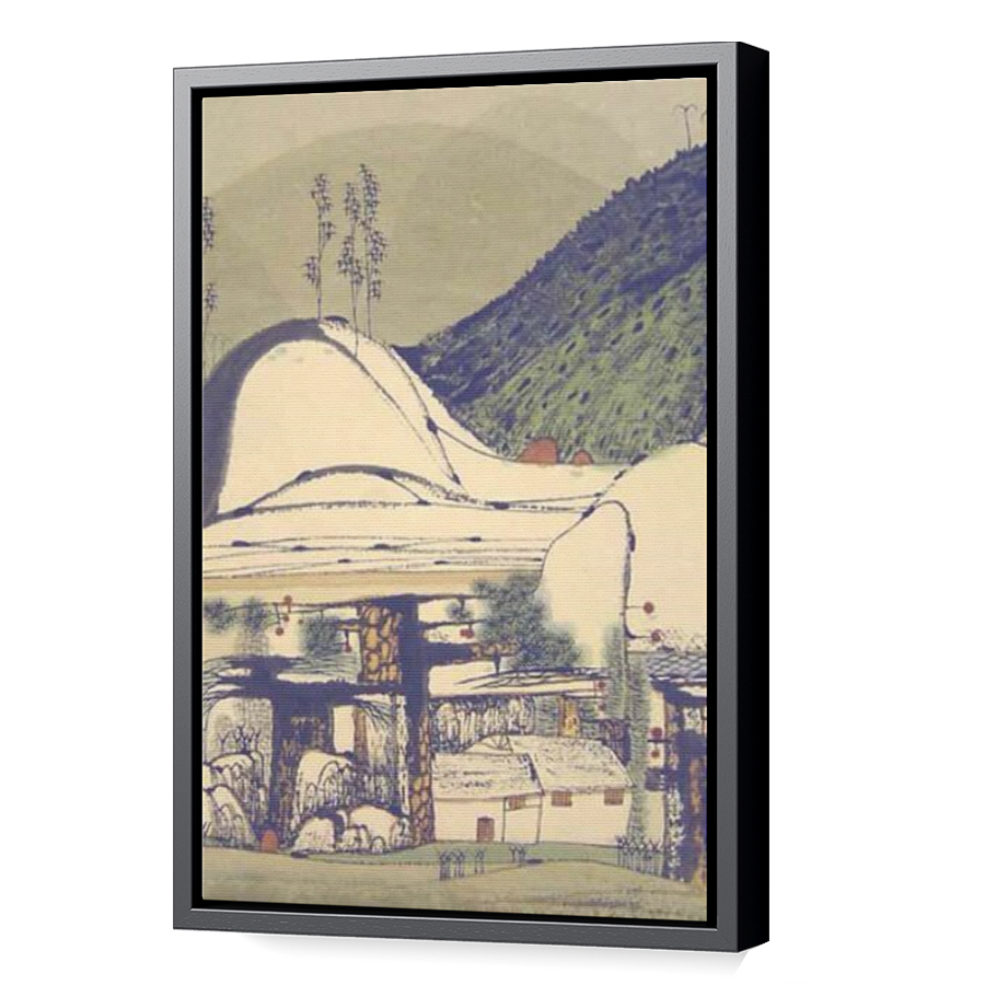 Thumbnail for Canvas - Black Floating Frame