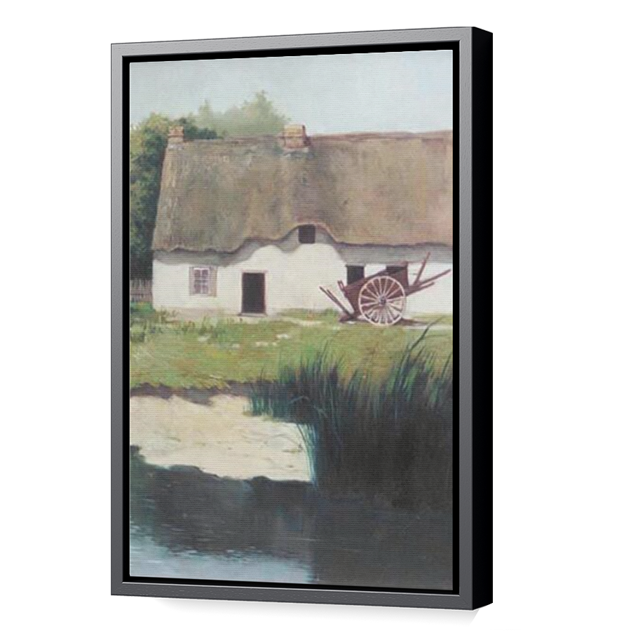 Thumbnail for Canvas - Black Floating Frame