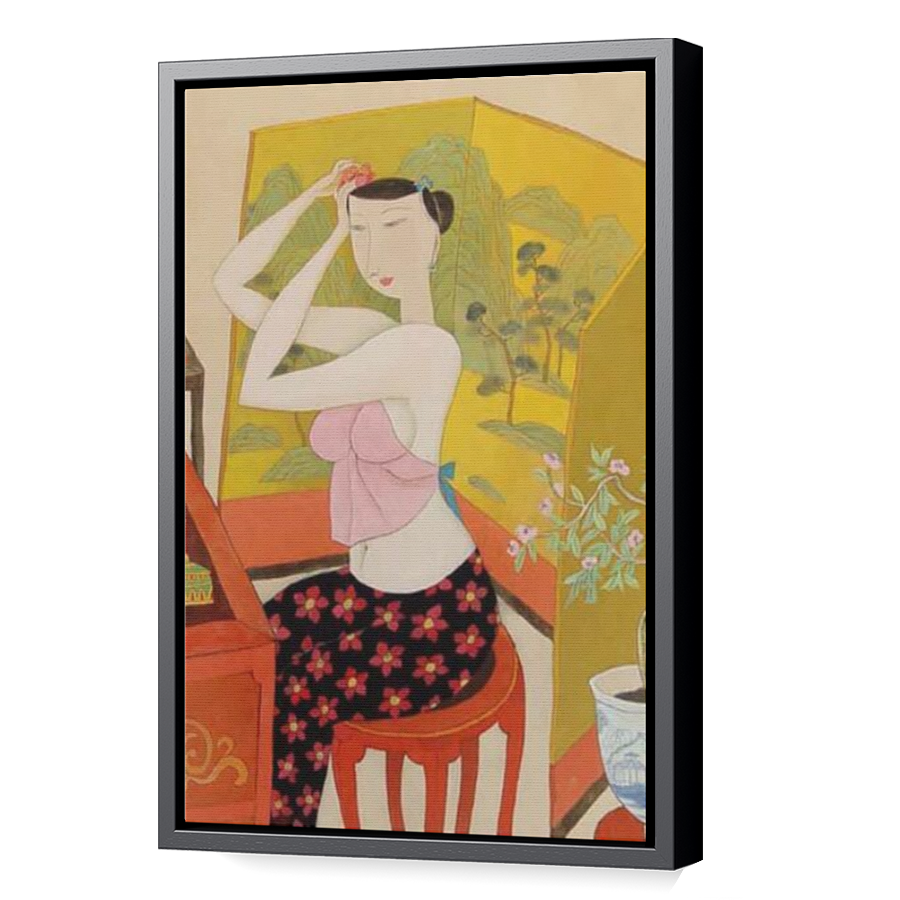 Thumbnail for Canvas - Black Floating Frame