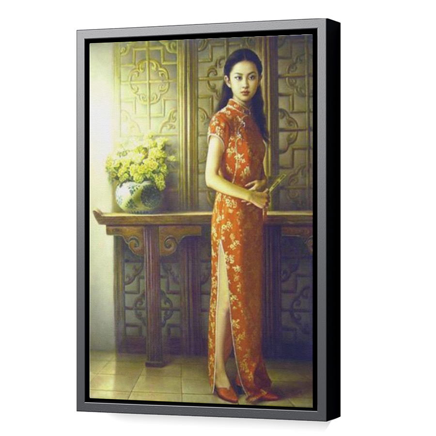Thumbnail for Canvas - Black Floating Frame