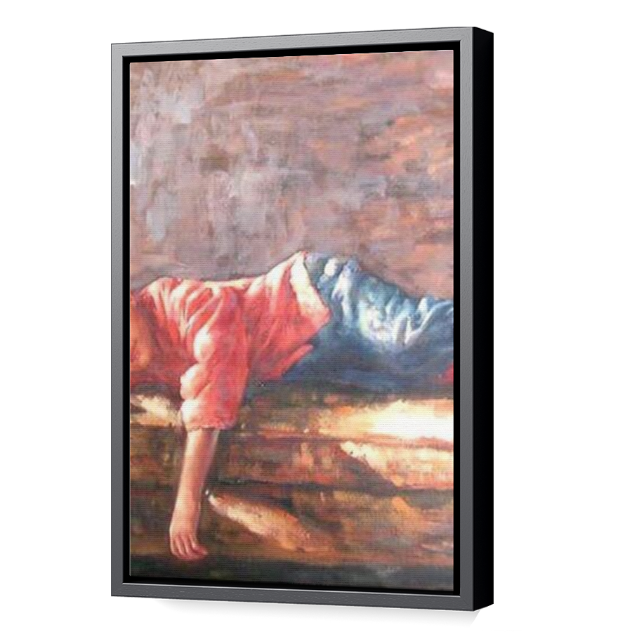 Thumbnail for Canvas - Black Floating Frame