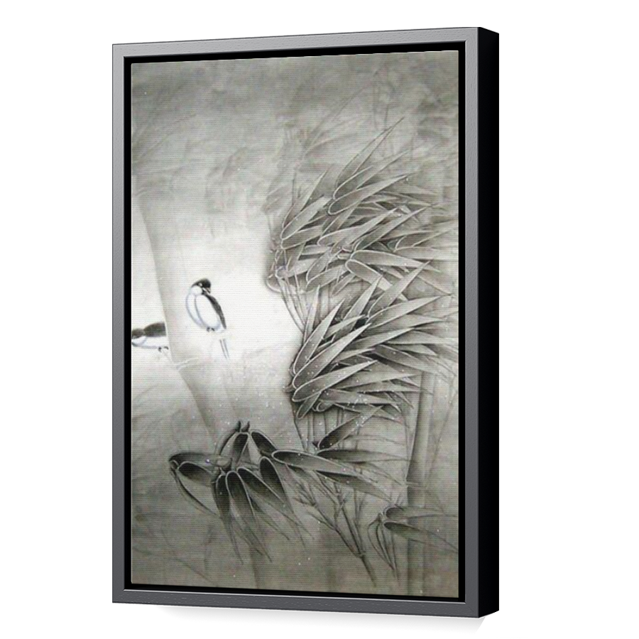 Thumbnail for Canvas - Black Floating Frame