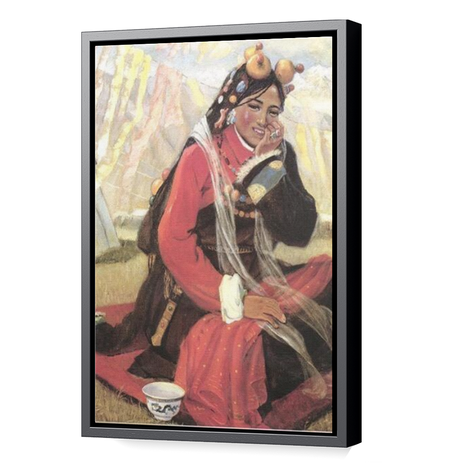 Thumbnail for Canvas - Black Floating Frame