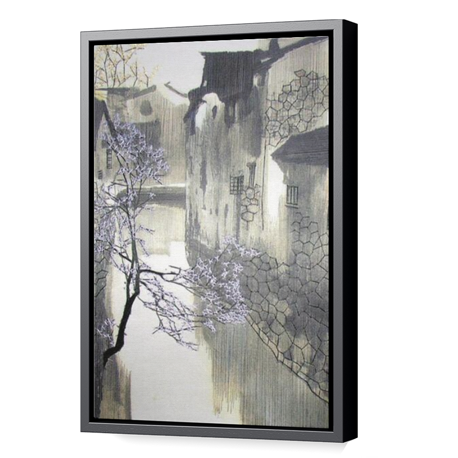 Thumbnail for Canvas - Black Floating Frame