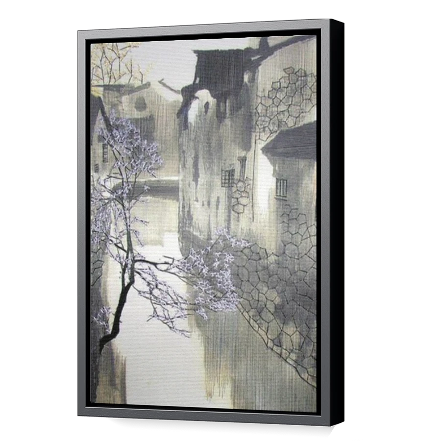 Thumbnail for Canvas - Black Floating Frame