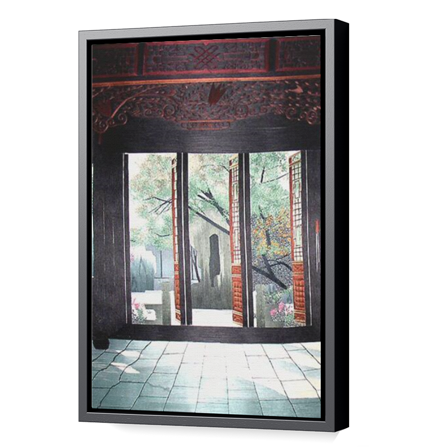 Thumbnail for Canvas - Black Floating Frame