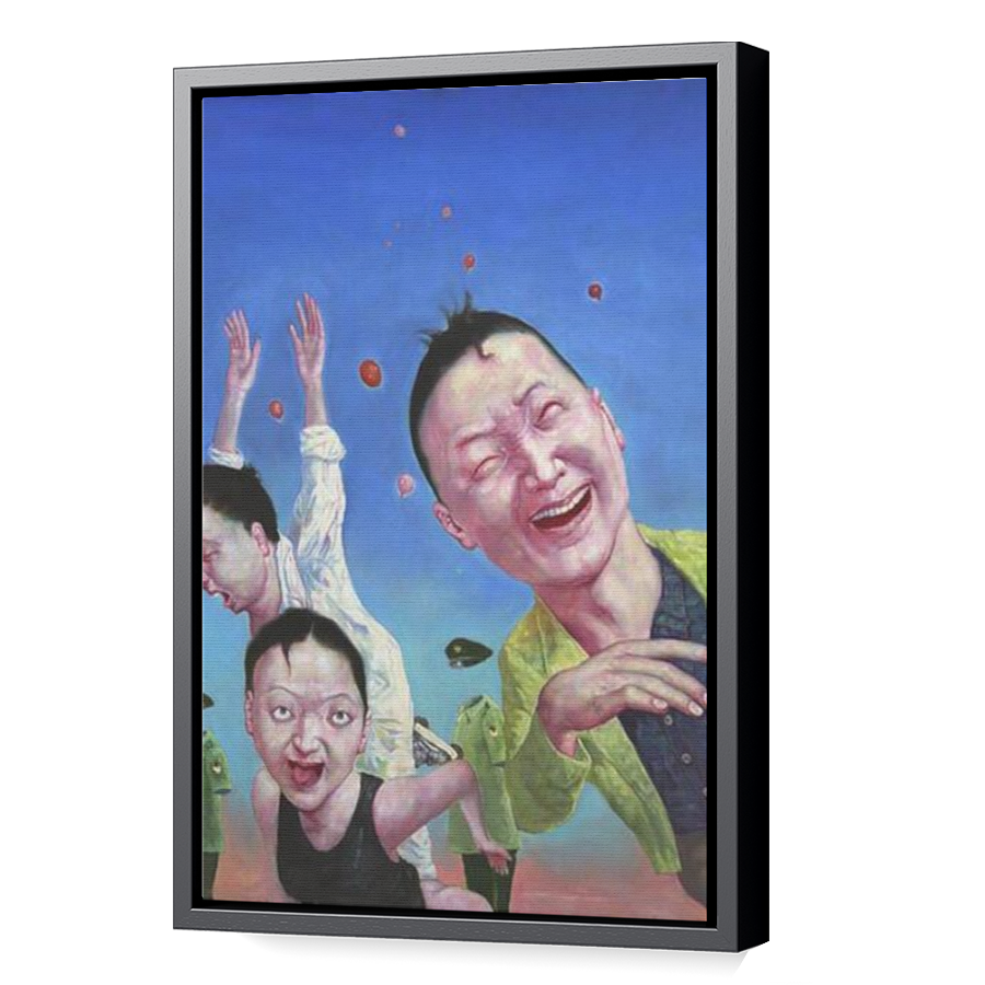 Thumbnail for Canvas - Black Floating Frame