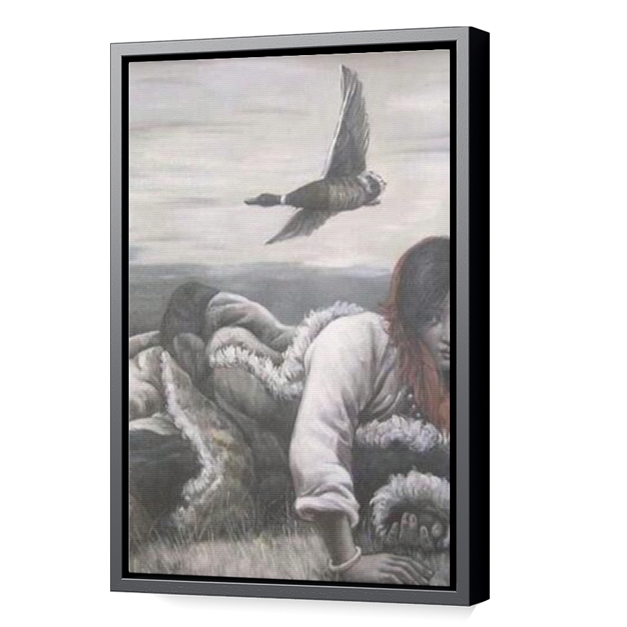Thumbnail for Canvas - Black Floating Frame