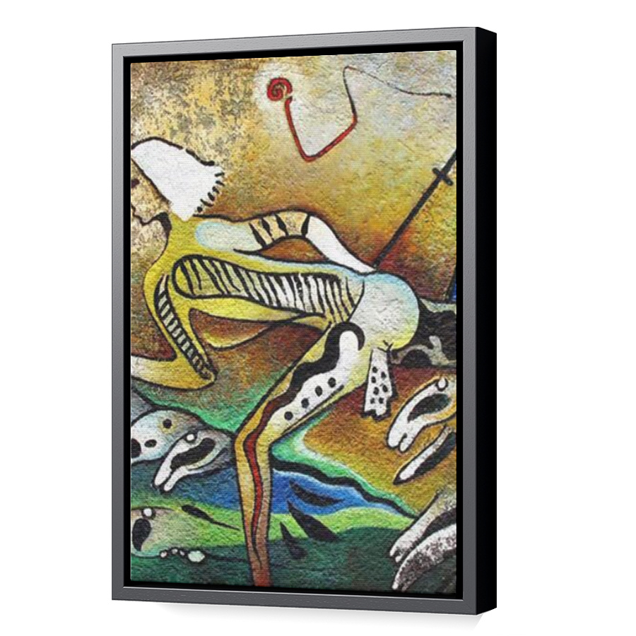 Thumbnail for Canvas - Black Floating Frame