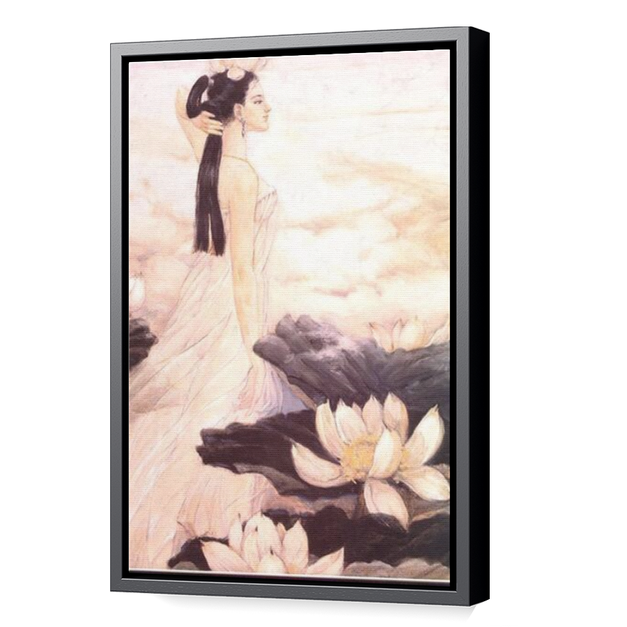 Thumbnail for Canvas - Black Floating Frame