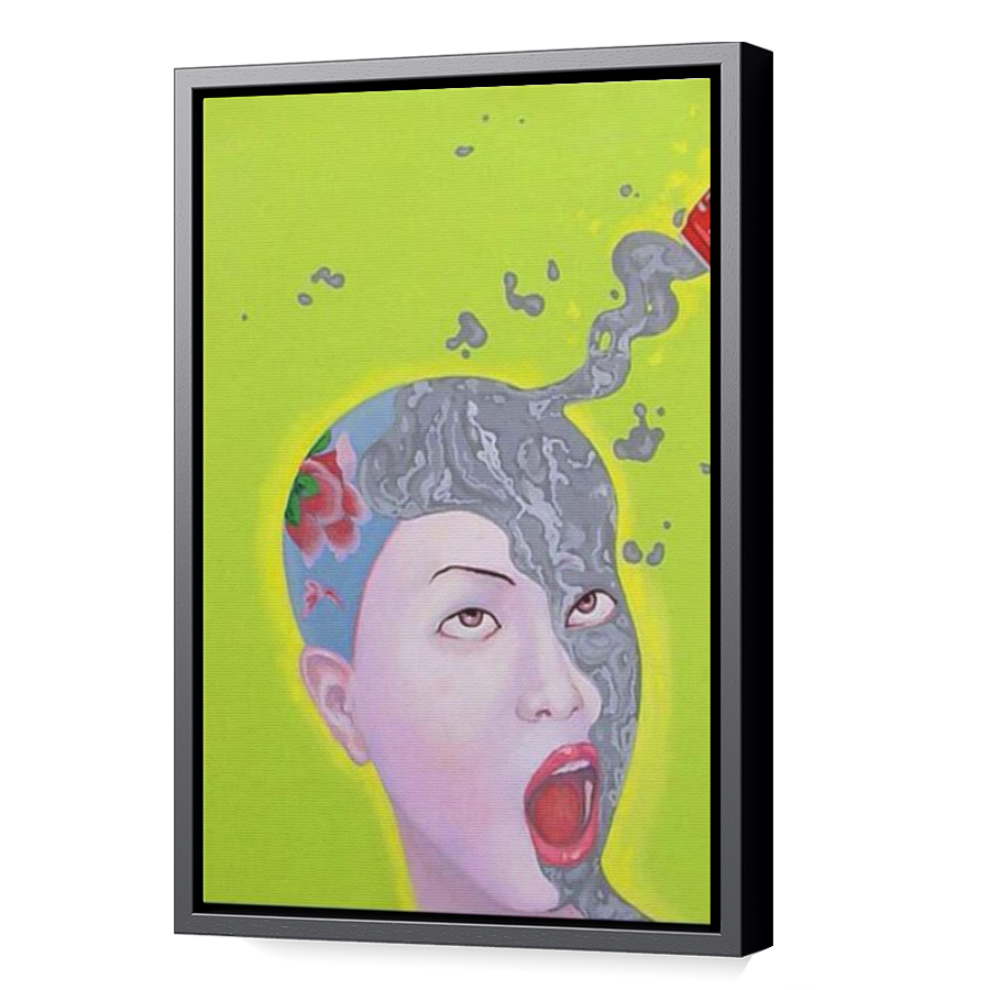Thumbnail for Canvas - Black Floating Frame